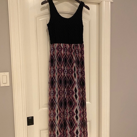 Floor length geometric pattern dress Medium - Picture 2 of 11